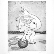 Acquaforte di Salatino Stampa Originale Arte Collezionismo Design 35x50cm