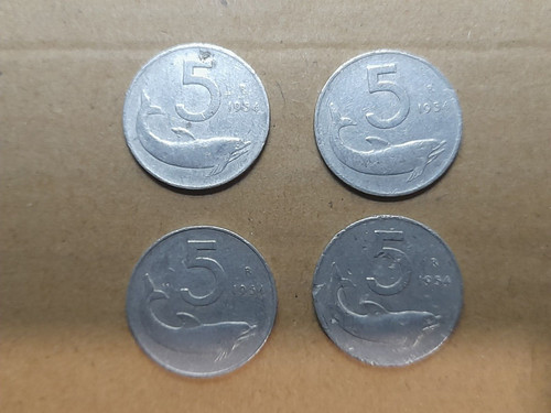 Lotto monete 5 lire - di,
