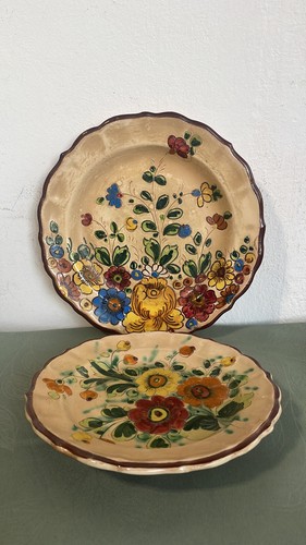 Coppia piatti ceramica - di,