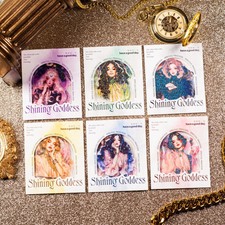 Adesivi glitter trasparenti