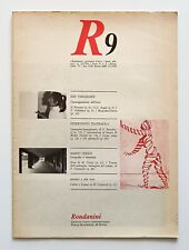 R9 Rondanini mensile d'arte 1977 Notiziario Shu Takahashi Mario Cresci M.Perlini