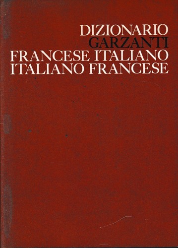 Dizionario garzanti francese - dizionario,