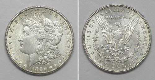 X7498 1886 dollaro morgan - dollaro, morgan,