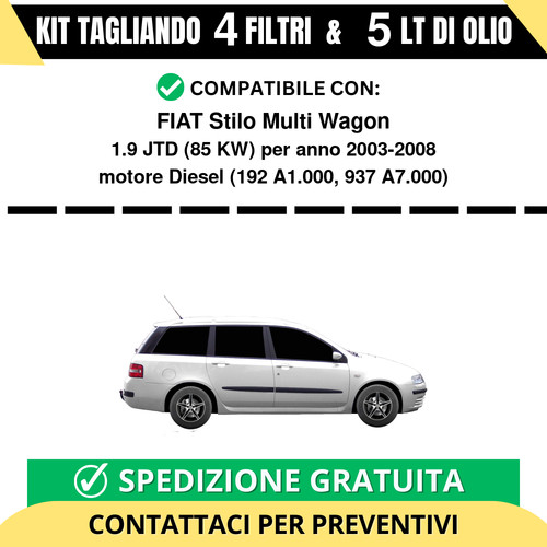 Tagliando per fiat - fiat, multi
