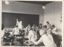 Foto vintage bella ragazza al