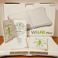 WII BALANCE BOARD gioco Wii FIT PLUS pedana Originale NINTENDO scatola Boxata
