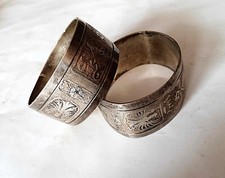 N.  2   PORTATOVAGLIOLI   IN   METALLO   ANNI  50