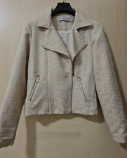 Giacca Donna Vero Moda Beige Oro Corta  Taglia 38 Elegante 