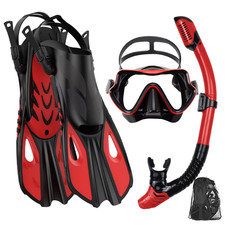 Maschera Pinna Snorkeling Set