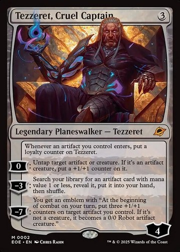 Mtg tezzeret capitano - tezzeret,,