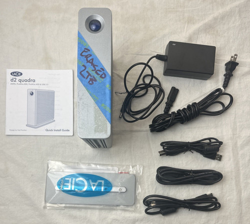 Tested working lacie 2tb - 2tb, d2