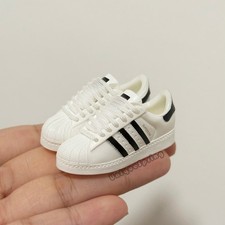 Accessori action figure scarpe sneakers superstar scala 1/6 per bambola giocattolo 12''