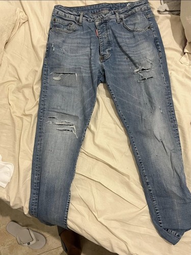 Dsquared2 jeans uomo - denim, blu