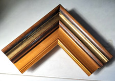 Cornice in legno NOCE ORO+DIST