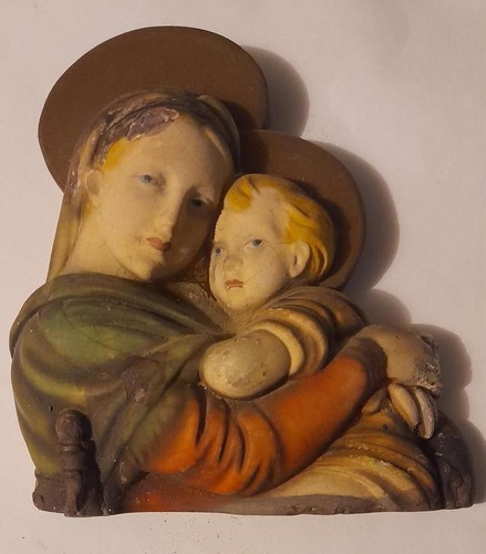 Icona scultura gesso