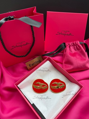 Orecchini labbra rosse