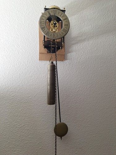 Orologio parete scheletro - orologio,