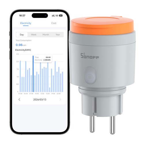 Sonoff wifi smart plug - plug, 16a