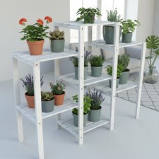 Scala per fiori bianca