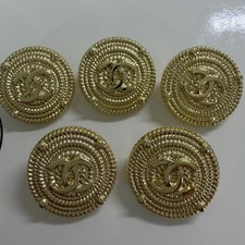 Bottoni oro chanel set 5 - oro,