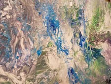 Dipinto in acrilico "Cieli di