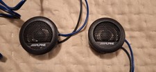 Coppia Tweeter Altoparlanti Alpine SXE-1006TW Auto 280W Neodimio twiter tuitter