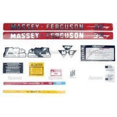 Set decalcomanie massey - 35,