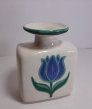 Old THUN Lene Tulip Blue Vase