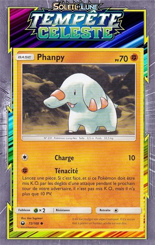 Phanpy sl07 tempête celeste - -,