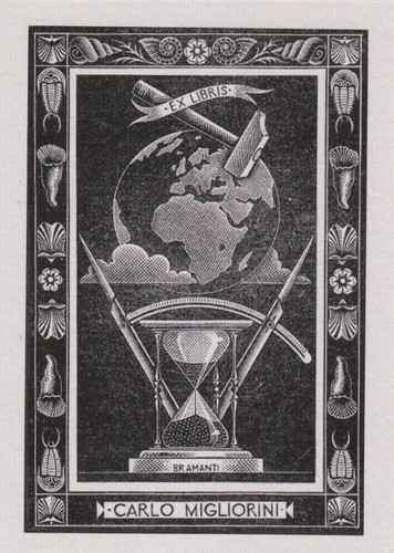 Libris bookplate carlo - libris, di