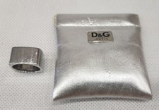Anello Dolce & Gabbana D&G in acciaio inox 93B # argento # (19 mm)  