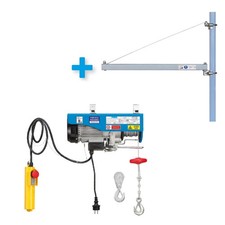 Paranco elettrico + supporto a bandiera FERVI KIT0180 - ( 0602+0236 )