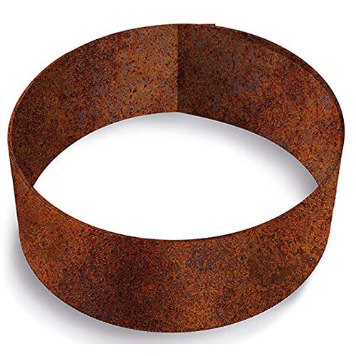 Bordure acciaio corten per - in,