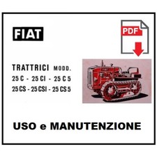 Trattrice FIAT 25C CI CS CSI