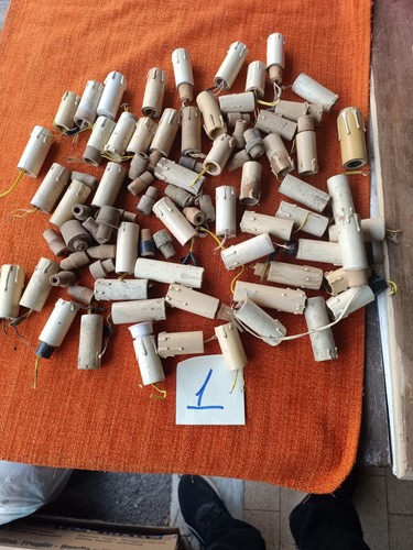 Vecchie candele per lampadario - vecchie,