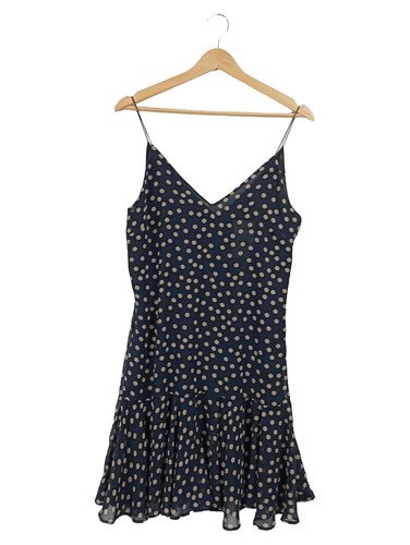 Zara basic abito donna blu - basic, a