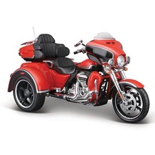 Maisto - MOTO HARLEY DAVIDSON - CVO Tri-glide (3 ruote) - Arancione - (k6l)