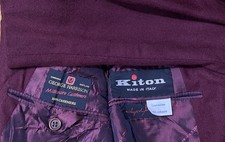 Giacca kiton 100 cashmere 48 - 100%,