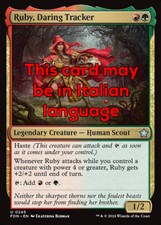 MTG 4x RUBY, DARING TRACKER