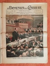 LA DOMENICA DEL CORRIERE N° 25 1933 MUSSOLINI BIELLA FERRARA PALIO R1271