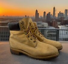 🔥 Stivali Timberland Uomo Larghi 6 Pollici Premium Impermeabili Grano Nubuck Taglia 11 M