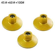 Carborundum Testa di rettifica piatta brasata adatta per marmo diametro 2 pollic