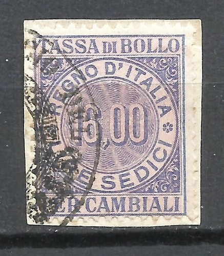 Regno italia tassa bollo - d'italia,