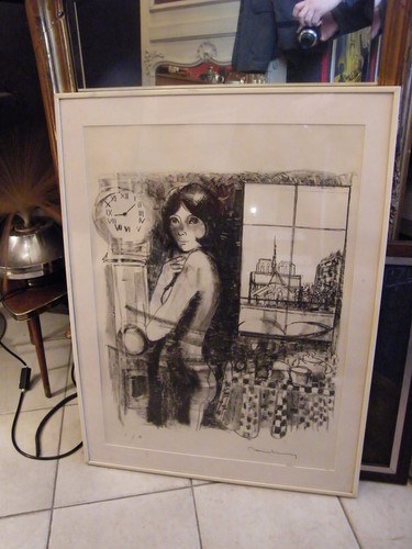 Ragazza nuda parigi litografia - parigi,