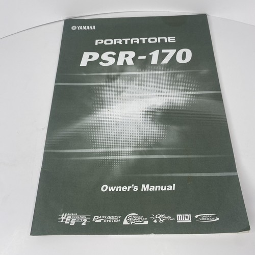 Yamaha psr 170 - yamaha, psr-170