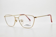 1980s vintage butterfly eyeglasses VIA CONDOTTI CV139 frame golden glasses rx