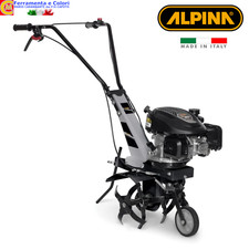 Motozappa ALPINA a Scoppio Benzina 123 CC Motocoltivatore 4 Tempi Fresatura 36cm