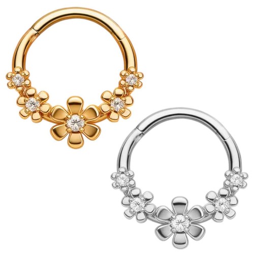 Piercing naso setto clicker