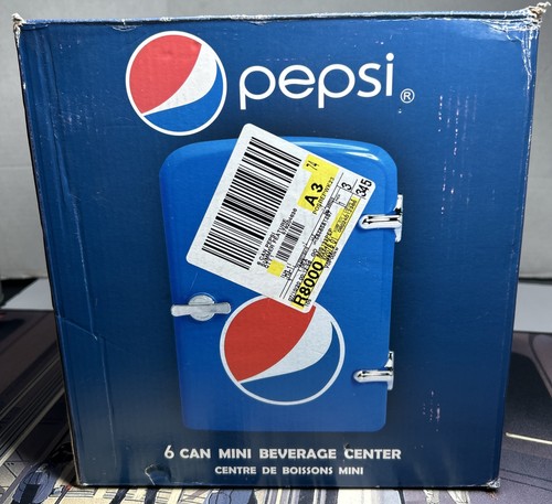 Pepsi can mini fridge - blue, 4