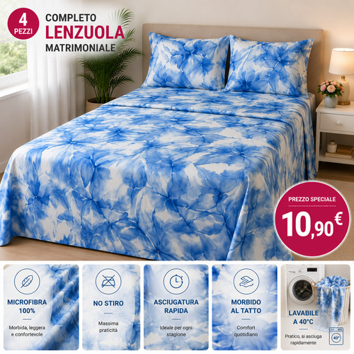 Completo lenzuola matrimoniale - completo,